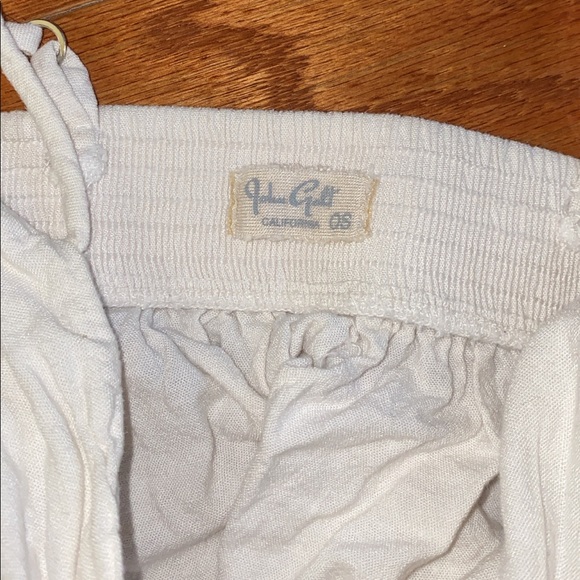 Brandy Melville cropped white sasha bow tie tank - Picture 3 of 4